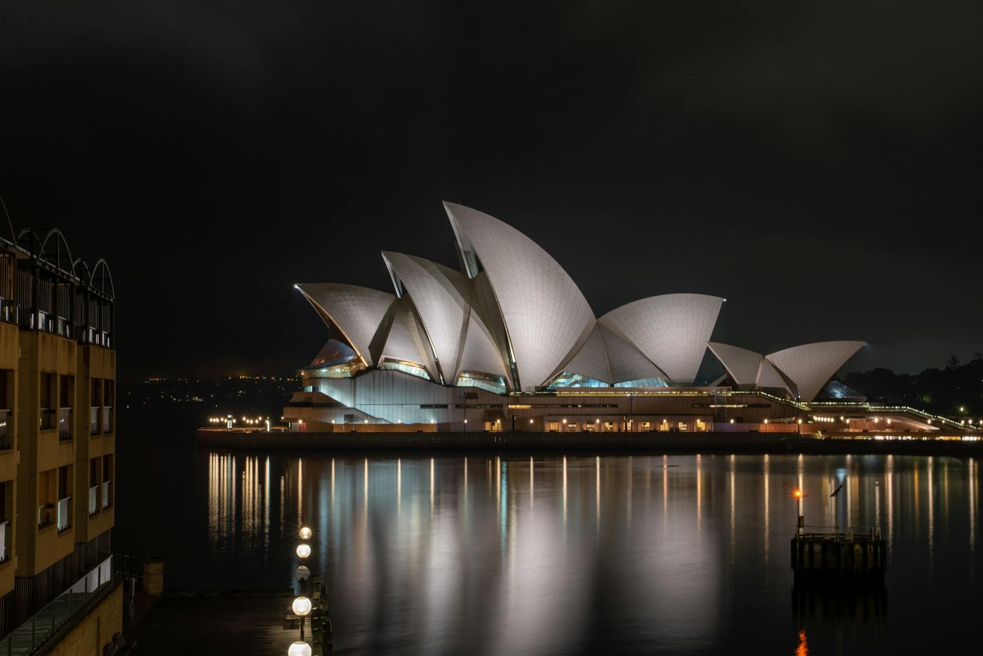 Dense urban towers along the river — investment-grade city fabric