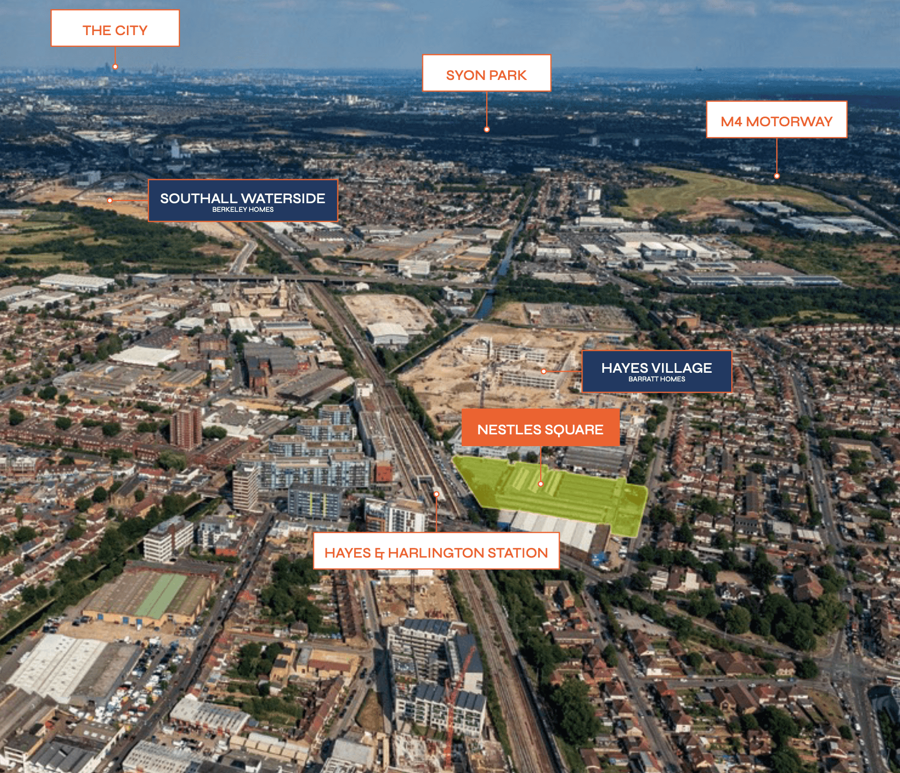 Site context — Hayes, West London